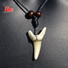 1PC Hawaii Surfer Jewelry Handmade Imitation Shark Teeth Pendant Zealand Maori Tribal Bone Choker WoMen's Men's Necklace