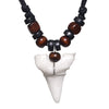 1PC Hawaii Surfer Jewelry Handmade Imitation Shark Teeth Pendant Zealand Maori Tribal bone Choker WoMen's Men's Necklace