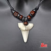 1PC Hawaii Surfer Jewelry Handmade Imitation Shark Teeth Pendant Zealand Maori Tribal bone Choker WoMen's Men's Necklace