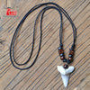 1PC Hawaii Surfer Jewelry Handmade Imitation Shark Teeth Pendant Zealand Maori Tribal bone Choker WoMen's Men's Necklace