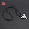 1PC Hawaii Surfer Jewelry Handmade Imitation shark teeth Pendant Zealand Maori Tribal bone Choker WoMen's Men's Necklace