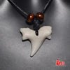 1PC Hawaii Surfer Jewelry Handmade Imitation shark teeth Pendant Zealand Maori Tribal bone Choker WoMen's Men's Necklace