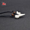 1PC Hawaii Surfer Jewelry Handmade Imitation shark teeth Pendant Zealand Maori Tribal bone Choker WoMen's Men's Necklace