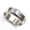 1PC Jewelry Simple Fashion Men Titanium Steel Gift Birthd Titanium Steel Ring BTS