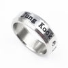 1PC Jewelry Simple Fashion Men Titanium Steel Gift Birthd Titanium Steel Ring BTS