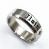 1PC Jewelry Simple Fashion Men Titanium Steel Gift Birthd Titanium Steel Ring BTS