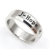 1PC Jewelry Simple Fashion Men Titanium Steel Gift Birthd Titanium Steel Ring BTS