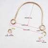 1PC Metal Bag Handle Handbag Shoulder Bags Part Handbags DIY Accessories Handmade Gold Silver Bag Strap Belts Accessories Hot