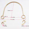 1PC Metal Bag Handle Handbag Shoulder Bags Part Handbags DIY Accessories Handmade Gold Silver Bag Strap Belts Accessories Hot