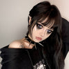 1PC Punk Necklace Big Long Spike Chocker Men Rivets Goth Body Accessories Harajuku Sexy PU Leather Party Charm