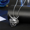 1PC Vintage Gothic Wing Skull Male Necklace Choker Punk Hiphop Bull Head Loin Big Pendant Necklace For Men Women Jewelry N798