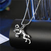 1PC Vintage Gothic Wing Skull Male Necklace Choker Punk Hiphop Bull Head Loin Big Pendant Necklace For Men Women Jewelry N798