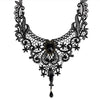 1PC Women Black Lace& Beads Choker Victorian Steampunk Style Gothic Collar Necklace Gift  Lots Bulk