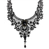 1PC Women Black Lace& Beads Choker Victorian Steampunk Style Gothic Collar Necklace Gift  Lots Bulk