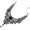 1PC Women Black Lace& Beads Choker Victorian Steampunk Style Gothic Collar Necklace Gift  Lots Bulk Jewelry