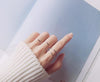 1PC Women's Very Thin 1MM REAL.925 Sterling Silver fINE jEWELRY Ring Knuckle Midi Finger Ring GTLJ1316