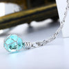 1PC fashion New Creative Luminous Crystal Ball Chic Glow In The Dark charming Necklace fine jewelry 2color