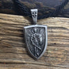 1PCS Archangel St Michael Protect Me Saint Shield Protection Charm necklace Talisman Necklace