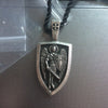 1PCS Archangel St Michael Protect Me Saint Shield Protection Charm necklace Talisman Necklace