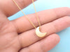 1PCS Cute Tiny Half Moon Necklace Simple Small Crescent Moon Necklace Little Galaxy Moon Necklaces for Ladies Girl