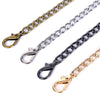 1PCS Metal Long 40cm Strap Chain For Shoulder Cross Body Bag Handbag Purse Strap Accessories 4 Colors