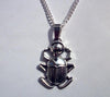 1PCS Tibetan Silver Egyptian scarab Charms Statement Necklace&amp;Pendants DIY Jewelry For Woman&amp;Men Gift  X4
