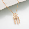 1PCS New dream catcher series Jewelry necklace Exquisite alloy hollow pendant necklace Popular chain collares For women