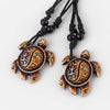 1PCS Styles Ethnic Tribal Faux Yak Bone Sea Turtle Pendants Necklace Resin Adjustable Jewelry