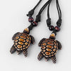 1PCS Styles Ethnic Tribal Faux Yak Bone Sea Turtle Pendants Necklace Resin Adjustable Jewelry