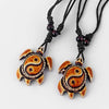 1PCS Styles Ethnic Tribal Faux Yak Bone Sea Turtle Pendants Necklace Resin Adjustable Jewelry