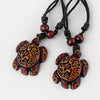 1PCS Styles Ethnic Tribal Faux Yak Bone Sea Turtle Pendants Necklace Resin Adjustable Jewelry