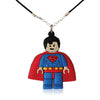 1PCS Super Hero Captain American Wonder Woman Hulk Cartoon Figure Rope Chain Necklace Pendant PVC Choker Necklace Kid Party Gift