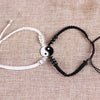 1Pair Couple Bracelet Chinese  Retro Tai Chi Gossip Banish Bad Luck Hand Woven Rope BFF  Friend Friendship Jewelry