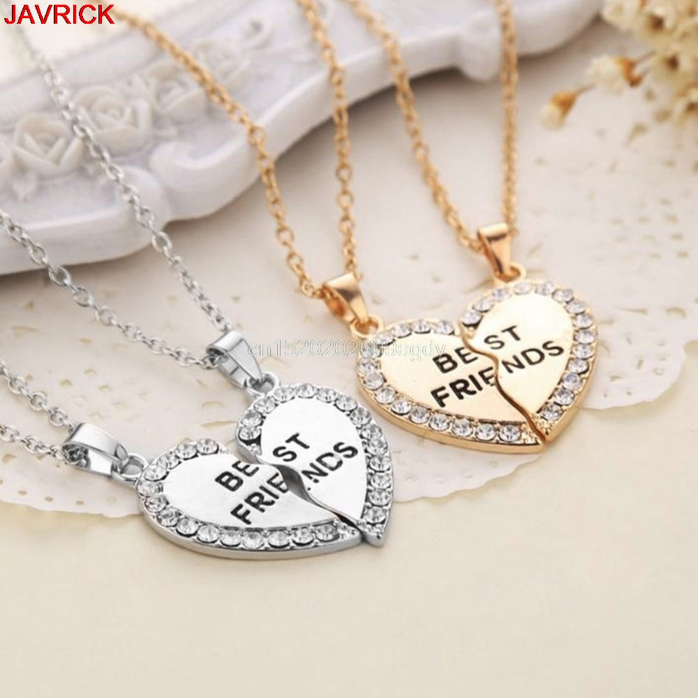 1Pair-Half-Love-Heart-Rhinestone-Pendant-Best-Friends-Necklace-Friendship-Gift