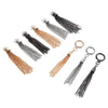 1Pc 10/11/15mm Metal Chain Tassel Zinc Alloy Keychain Decor for Handbags Small Ornaments Tassel Buckle Bags Hardware Accessories