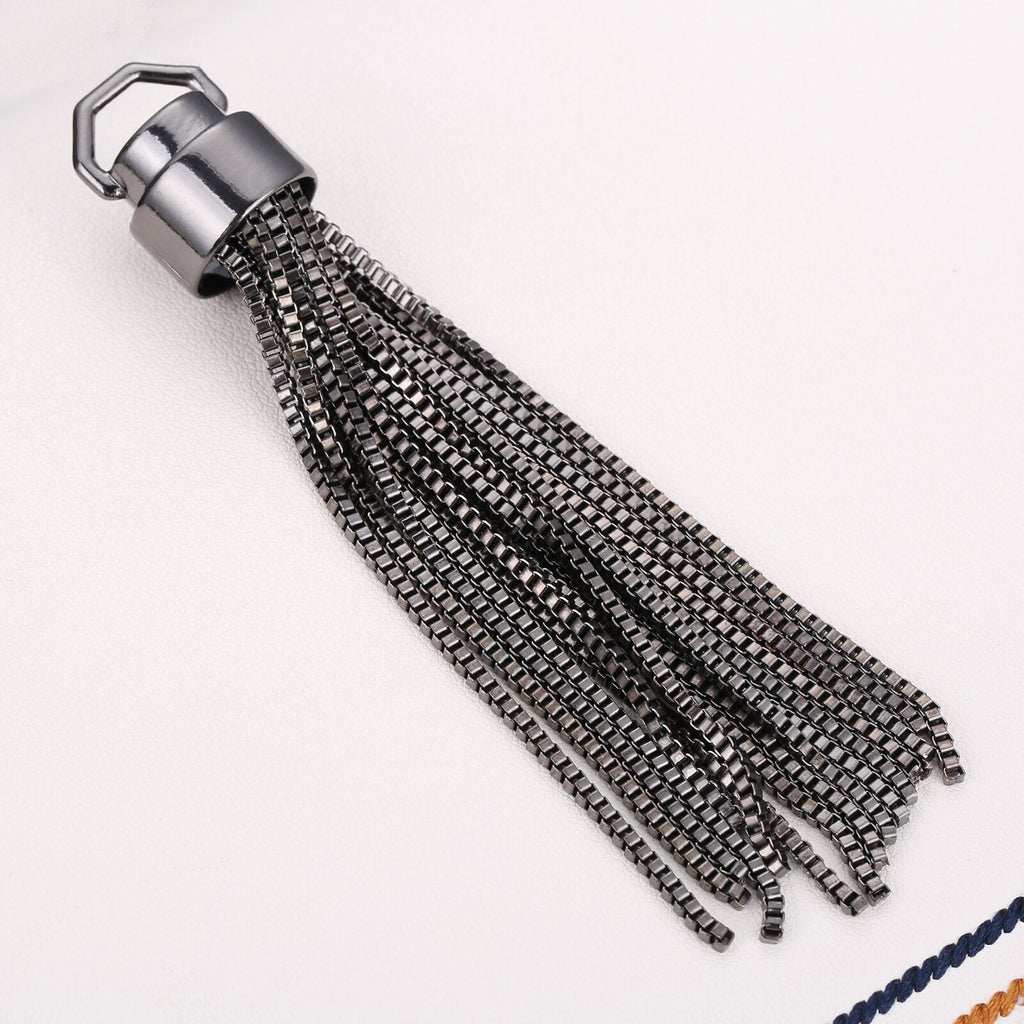 1Pc 10/11/15mm Metal Chain Tassel Zinc Alloy Keychain Decor for Handbags Small Ornaments Tassel Buckle Bags Hardware Accessories