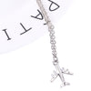 1Pc Airplane Chokers  Pendant Necklace Stainless Steel Chains Necklaces For Gifts