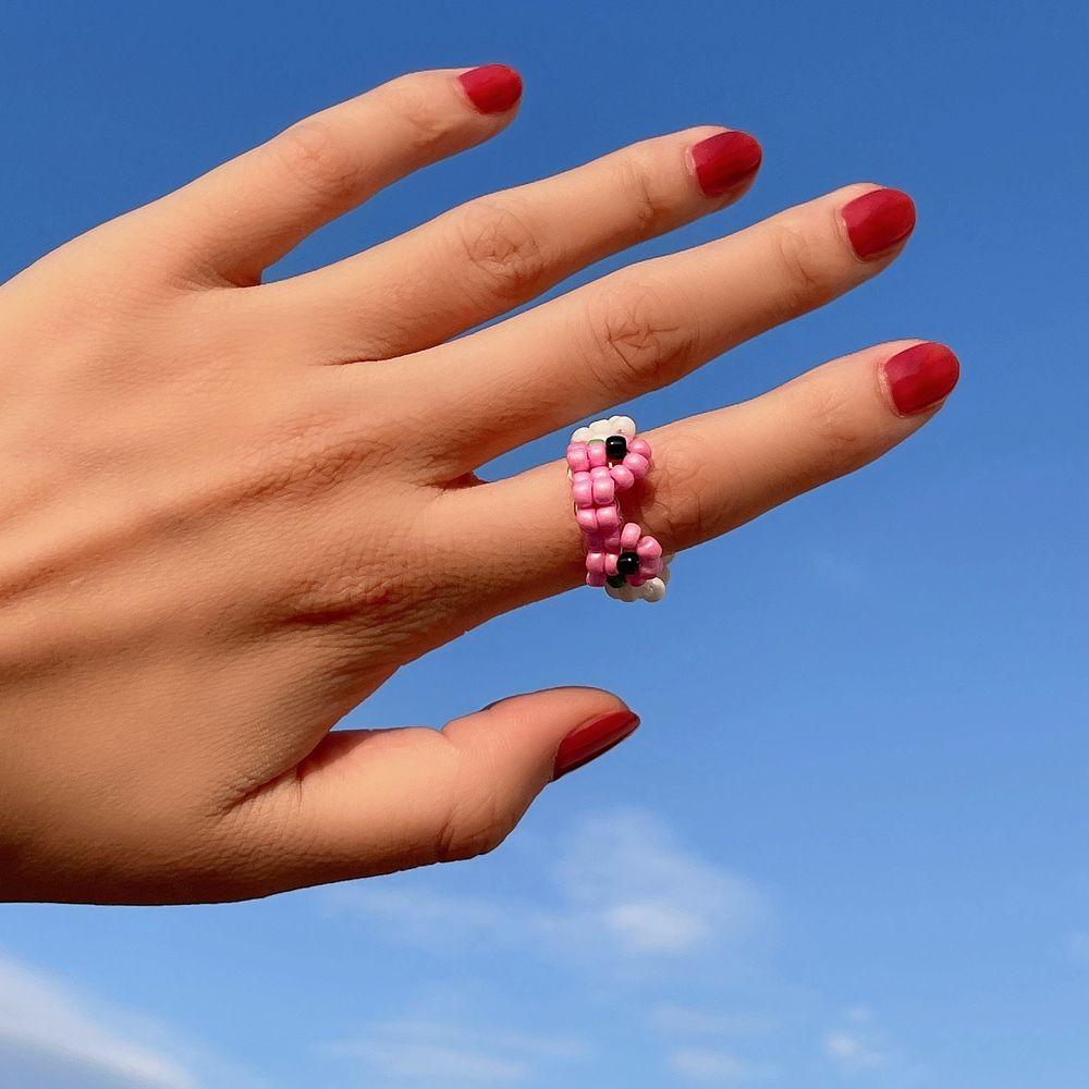 1Pc Bohemian Creative Weaving Multicolor Rice Bead Ring Necklace Cartoon Beaded Frog Brcaelets Jewelry