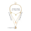 1Pc Boho Beach Tassel Multilayer Seashell Pendant Chain Choker Necklace Jewelry
