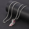 1Pc Necklace Mini Hip-hop Sneaker Pendant Necklace Cool Collar Male Street Style Rapper Cute Necklace Christmas Gift