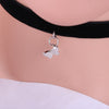1Pc  Cute Insect Butterfly Pendant Black Korea Velvet Rope Choker Collar Necklace Female Collier Bijoux Girls Gift