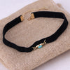 1Pc  Evil Eye With Stone Pendant Black Korea Velvet Rope Choker Collar Necklace Female Collier Bijoux Girls Gift