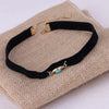 1Pc  Evil Eye With Stone Pendant Black Korea Velvet Rope Choker Collar Necklace Female Collier Bijoux Girls Gift