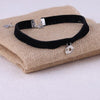 1Pc  Ghost Head Pendant Black Velvet Rope Choker Collar Necklace Female Collier Bijoux Girls Halloween Gift