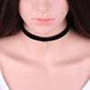 1Pc  Tiny Moon Pendant Black Korea Velvet Rope Choker Collar Necklace Female Simple Make Up Jewelry Girls Gift