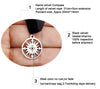1Pc Cutout Round Compass Pendant Black Korea Velvet Rope Choker Collar Necklace Female Male Collier Bijoux Girls Gift
