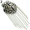 1Pc Punk Gothic Rivet Spike Epaulet Shoulder Board Mark Tassel Brooch Jewelry