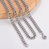 1Pc Stainless Steel Basic Link chain necklace 1.5/2/3/4.5mm necklace chain for DIY pendant necklace jewelry making