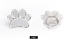 1Pcs Fashion Mini Nail Art Metal Palette Dish Paw Finger Ring Painting Drawing Color Pigment Holder Storage Plate DIY JEWELRY