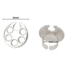 1Pcs Fashion Mini Nail Art Metal Palette Dish Paw Finger Ring Painting Drawing Color Pigment Holder Storage Plate DIY JEWELRY
